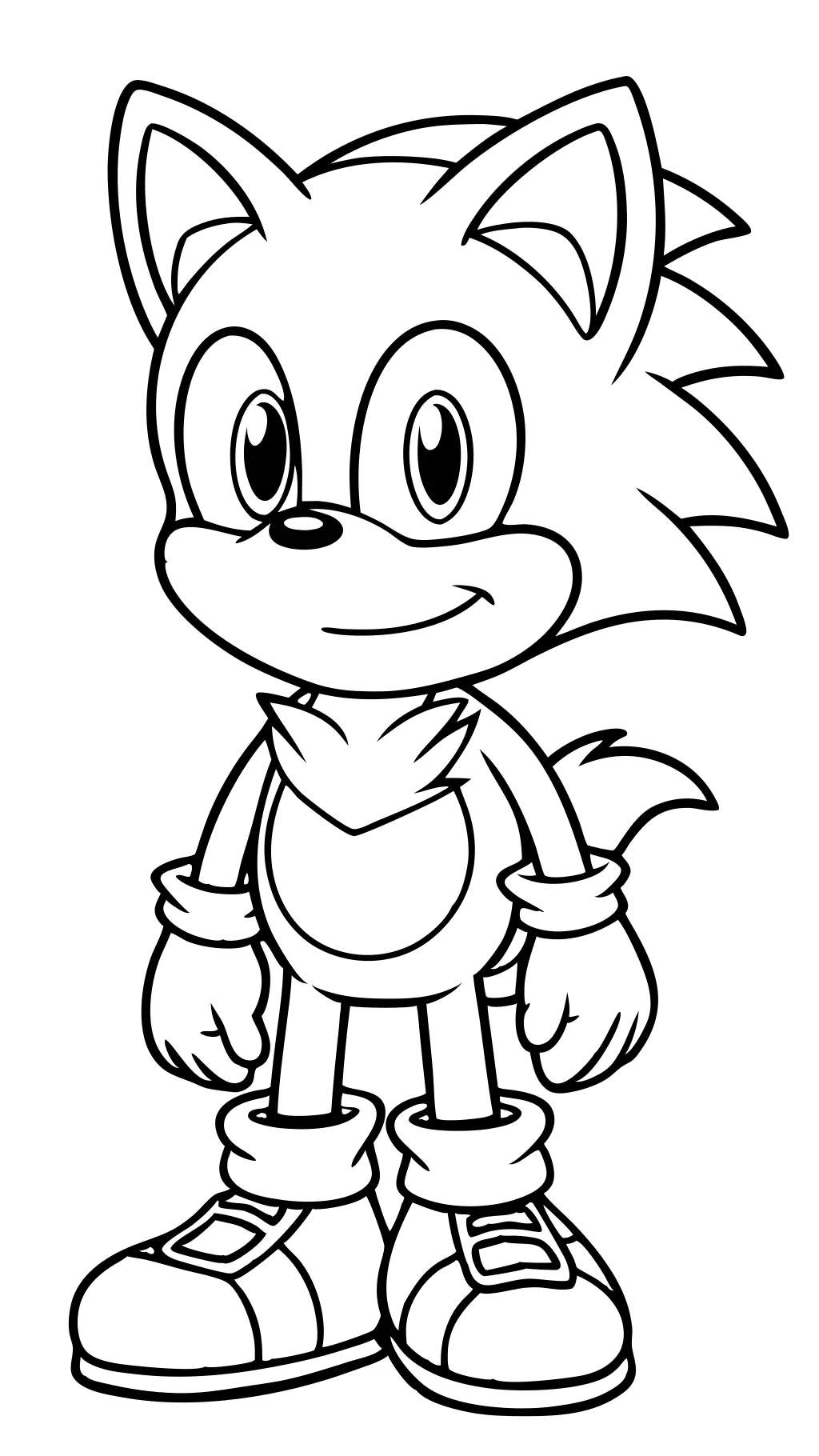 sonic coloring pages print